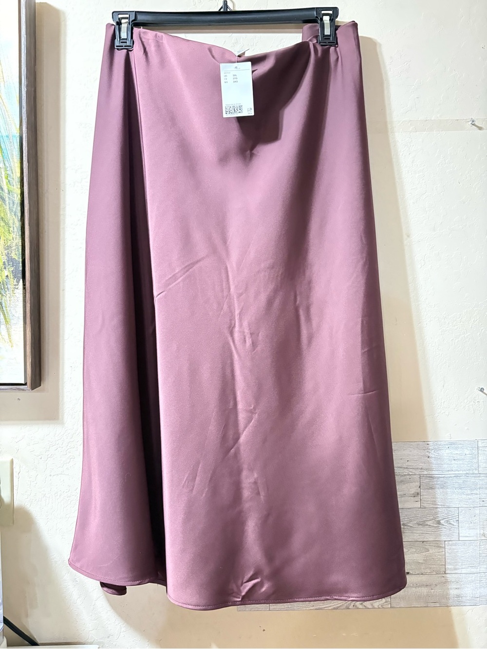 H&M Dusty Mauve Maxi Skirt